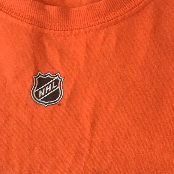 Orange NHL T-Shirt with Logo - Picture 2 of 5